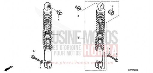 KISSEN, HINTEN FJS400A9 de 2009
